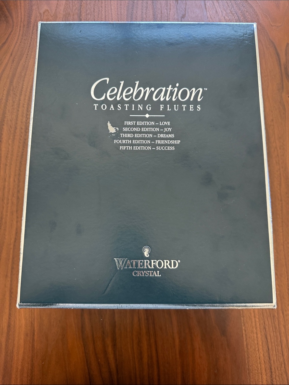 Waterford Black Celebration Toasting Flute Box